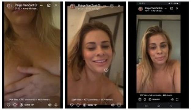 Paige Vanzant Nude In The Bathtub In A Livestream On Onlyfans