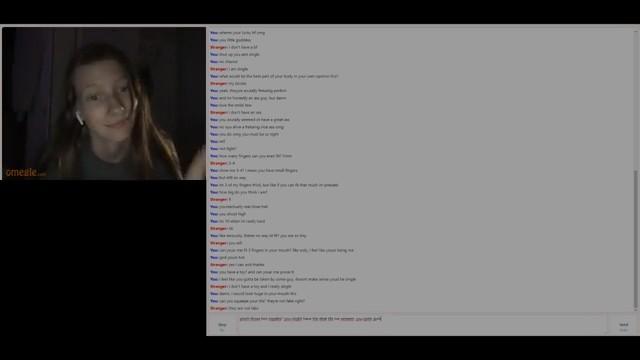 Silly girl gets convinced to masturbate on omegle - Baddietube.com