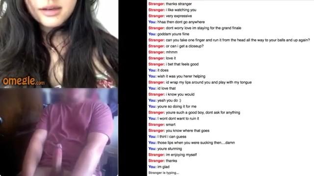 Teen 18y Get Horny while watch boy handjob on omegle - Baddietube.com